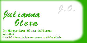 julianna olexa business card